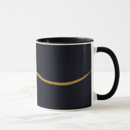 Caneca Preto & Ouro Mug Dsign