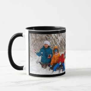 Caneca Preto Personalizar Modelo de Fotografia Oferta de