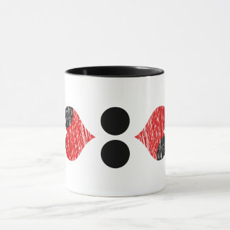 Caneca Preto & Vermelho