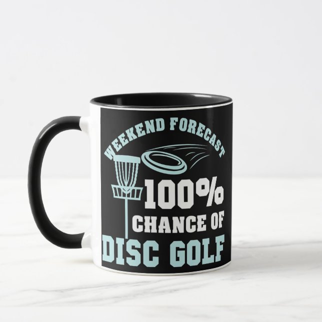 Caneca Previsão de Frisbee de Foco de Golf de Disco (Esquerda)