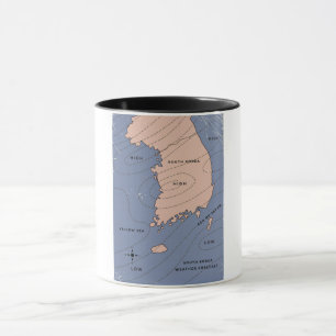 Caneca Previsão do Tempo na Coreia do Sul