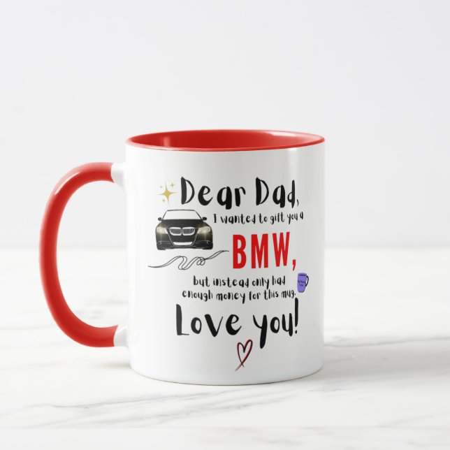 Caneca Prezado Pai e BMW (Esquerda)
