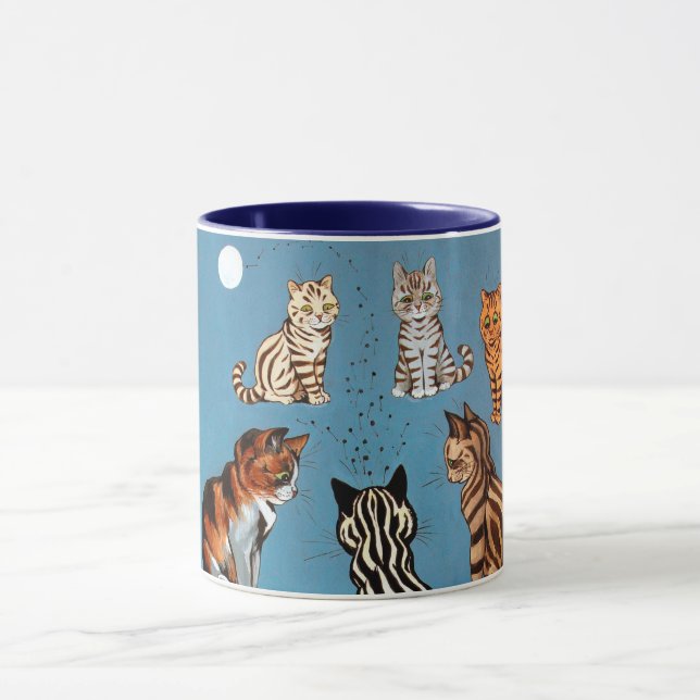 Caneca Primadonna da noite, Louis Wain (Centro)