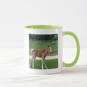 Caneca Primavera bonito dos presentes do destino do potro