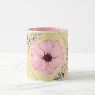 Caneca Primavera da Natureza, Arte Gráfica Floral Sakura