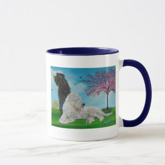 Caneca Primavera de Labradoodle