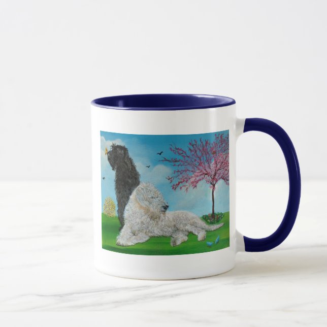 Caneca Primavera de Labradoodle (Direita)