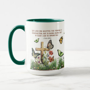 Caneca Primavera de Ressurreição de Páscoas Religiosa Cit