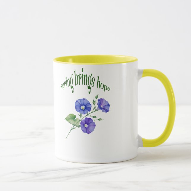Caneca Primavera - Design "Primavera Traz Esperança" (Direita)