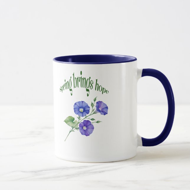 Caneca Primavera - Design "Primavera Traz Esperança" (Direita)