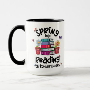 Caneca Primavera em Leitura TR Livros Kohler