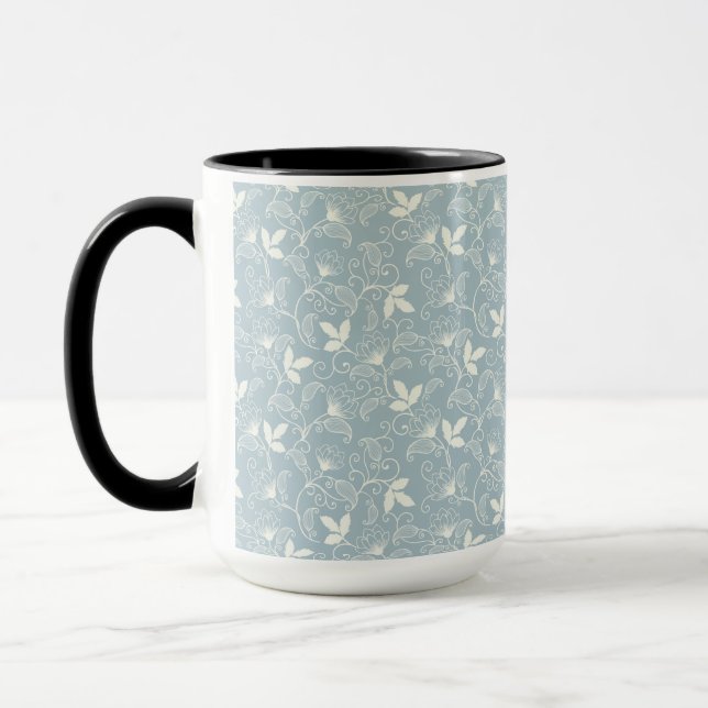 Caneca Primavera Flor Padrão Combo Floral (Esquerda)