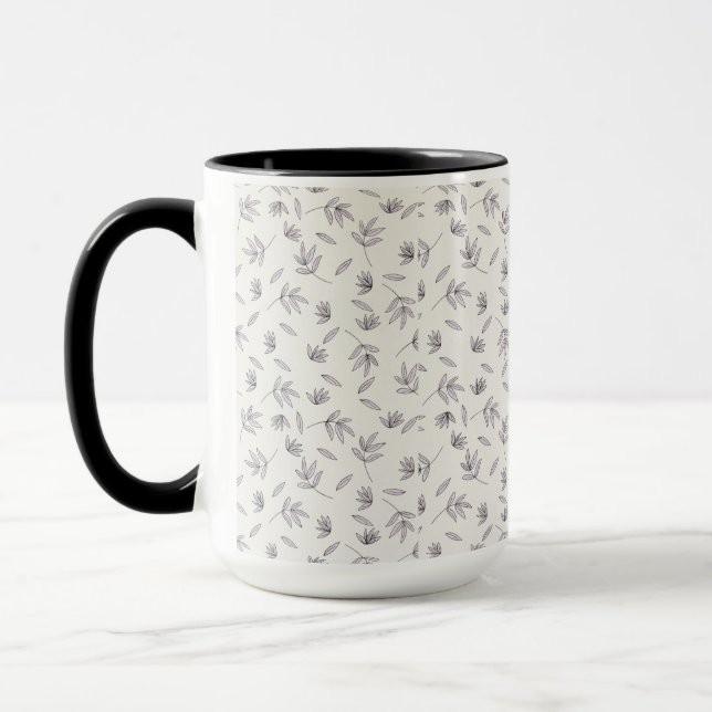 Caneca Primavera Flor Padrão Combo Floral (Esquerda)