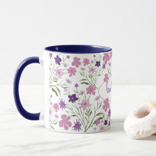 Caneca Primavera Flores de Flor de Flor de Café