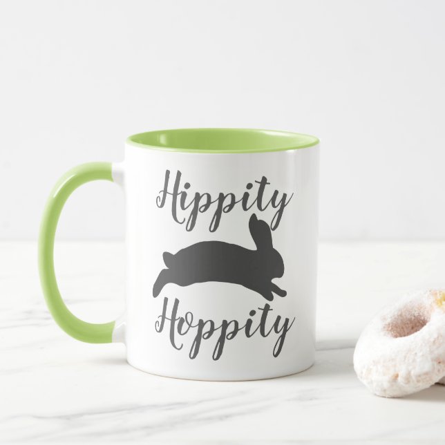 Caneca Primavera Hippity Hoppity Bunny (Com Donut)