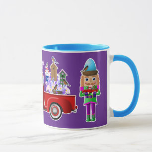 Caneca Primavera Woodland Nutcracker com Pequeno Caminhão
