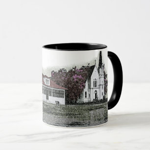 Caneca Primeira Tempestade de inverno em Harsens Island M