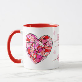 Caneca Primeiro Corinthians 13 Amor Versa Coração