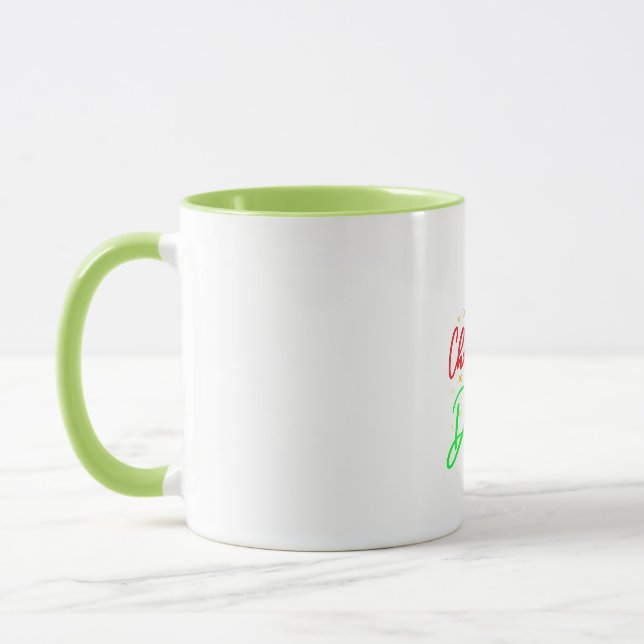 Caneca Primeiro Natal como Pai - (Esquerda)