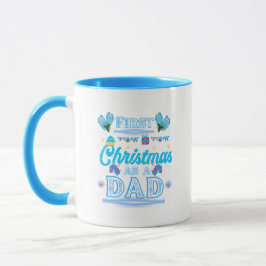 Caneca Primeiro Natal como Pai de Menino