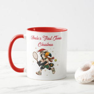 Caneca Primeiro Natal de Tênis do Toucan Fofo Personaliza