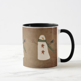 Caneca Primitivo Snowman Mug