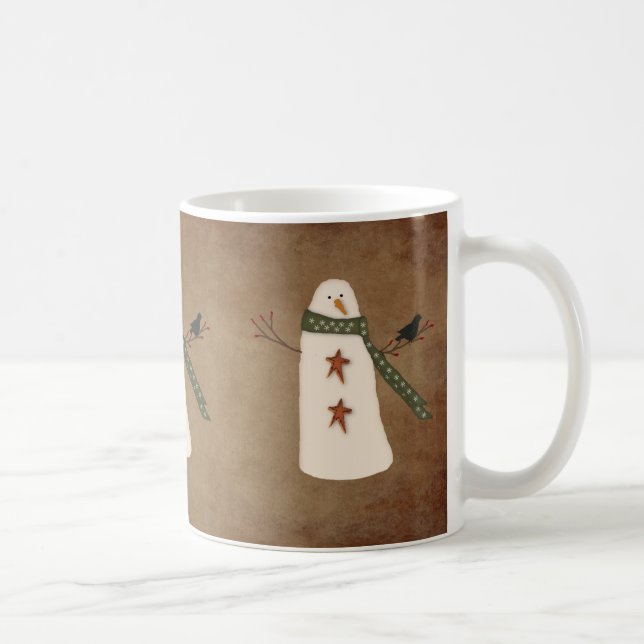 Caneca Primitivo Snowman Mug (Direita)