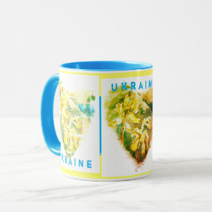 Caneca Primula veris Heart Cowslip Ucrânia