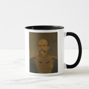 Caneca Prince Otto Von Bismarck no uniforme do diplomata