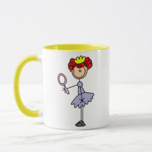 Caneca Princesa de Cabelo Vermelho