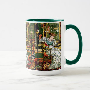 Caneca Princesa Désirée, Nome de Arte Vintage Bonita Meni