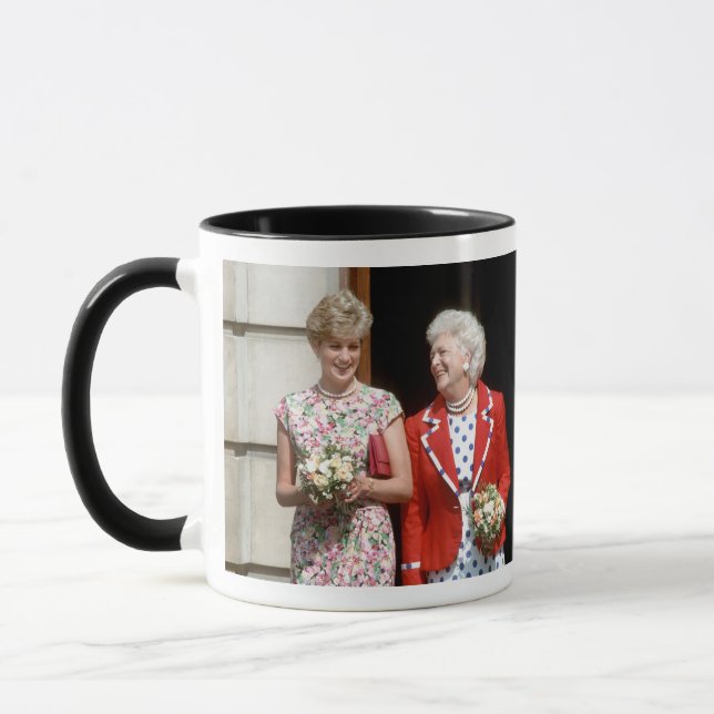 Caneca Princesa Diana-Barbara Bush (Esquerda)