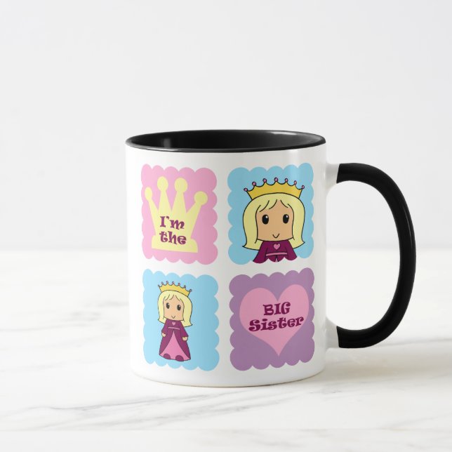 Caneca Princesa irmã mais velha (Direita)