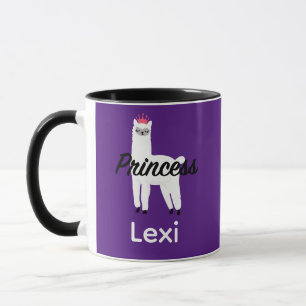 Caneca Princesa Lama Design - Combo Mug