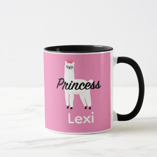 Caneca Princesa Lama Design - Combo Mug (Direita)