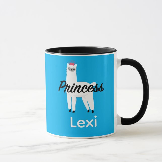 Caneca Princesa Lama Design - Combo Mug (Direita)