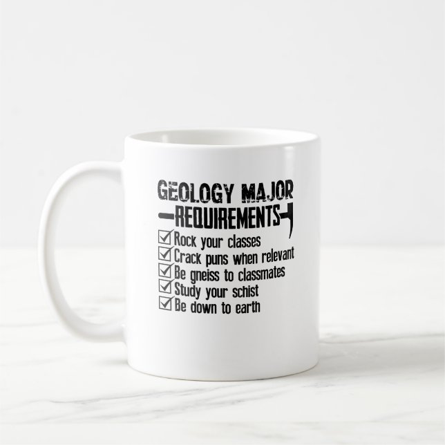 Caneca principal das exigências da geologia (Esquerda)