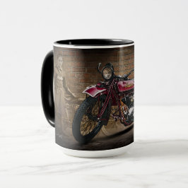 Caneca principal grande indiana da motocicleta