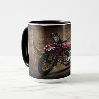 Caneca principal grande indiana da motocicleta