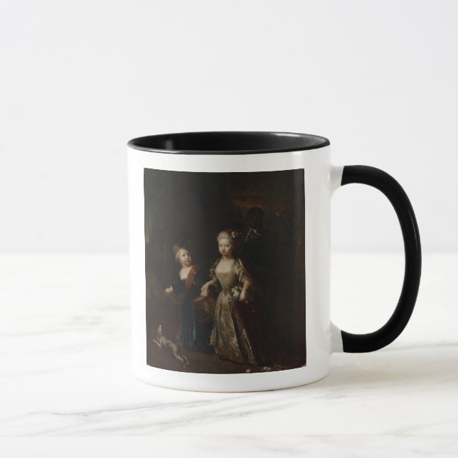 Caneca Príncipe herdeiro Frederick II com irmã (Direita)