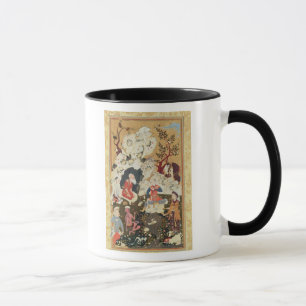 Caneca Príncipe que visita um Ascetic