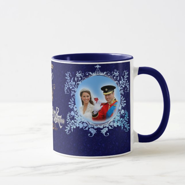 Caneca Príncipe William & princesa Catherine Casamento (Direita)
