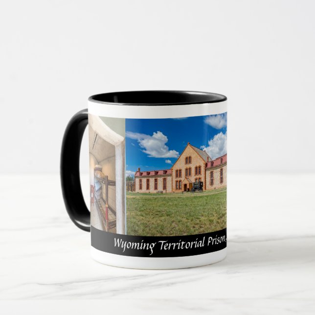 Caneca Prisão Territorial Wyoming, Laramie, WY - Designer (Frente Esquerda)