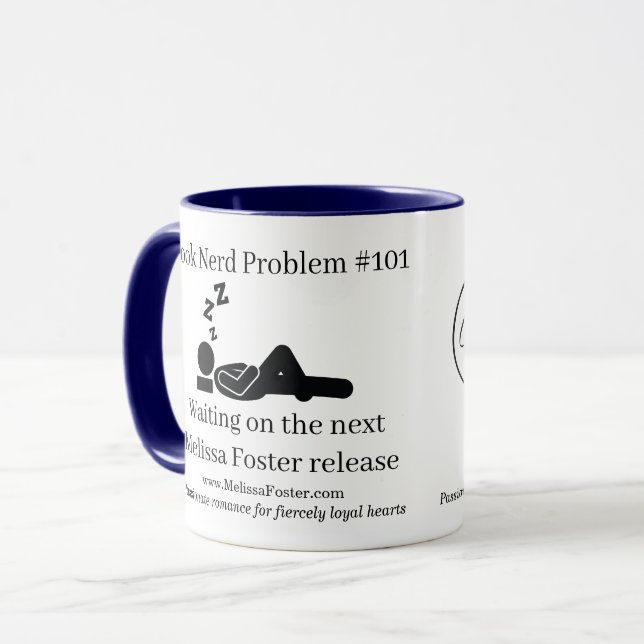 Caneca Problema do Nerd de livro nº 101 Mug (Frente Esquerda)