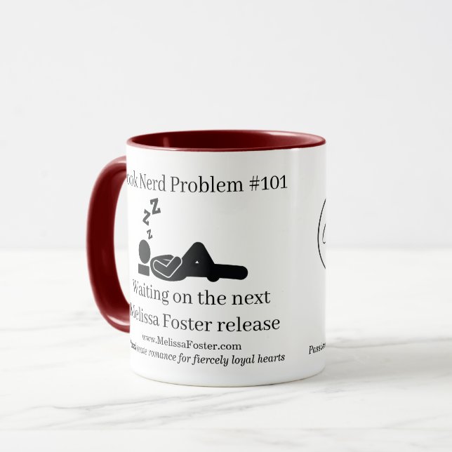 Caneca Problema do Nerd de livro nº 101 Mug (Frente Esquerda)