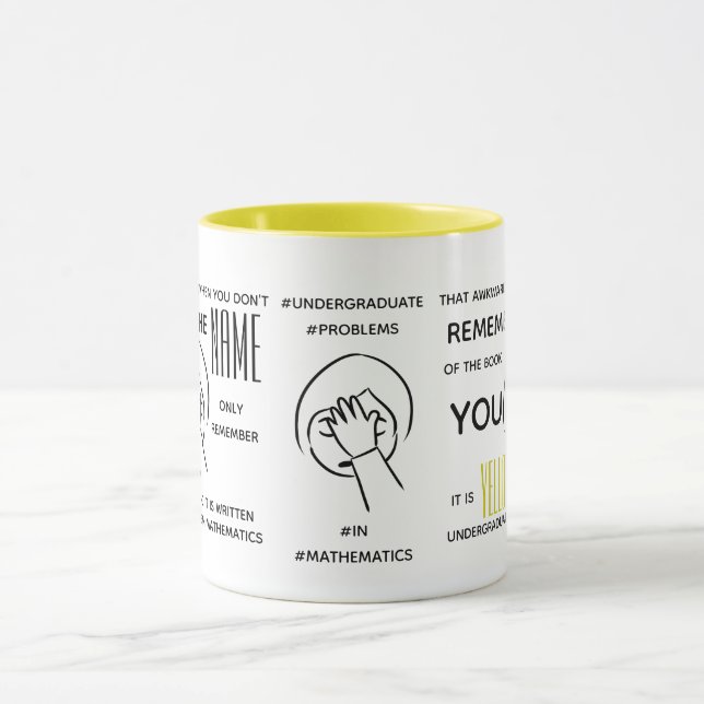 Caneca Problemas De Graduação Em Matemática - Mug (Centro)