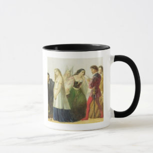 Caneca Procissão dos caráteres de Shakespeare (óleo so