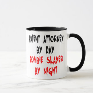 Caneca Procurador de Patentes Zombie Slayer Piada