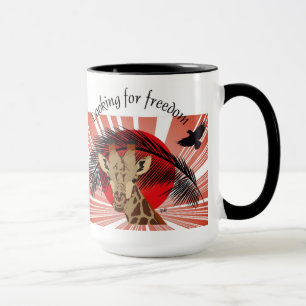 Caneca Procurando liberdade Tasse