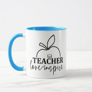 Caneca Professor Amor Inspire Engraçado
